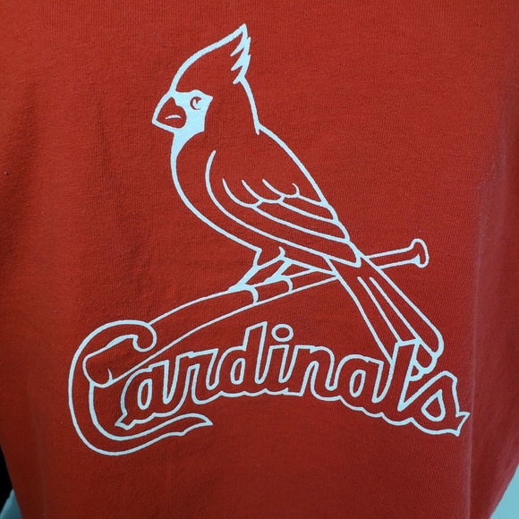 Unisex Gildan Red St. Louis Cardinals Tank Top Size Large MLB - Picture 2 of 8